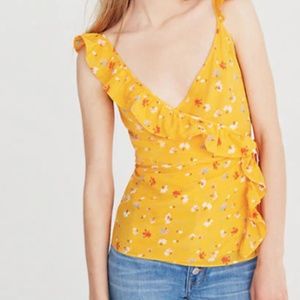 NWT Madewell Silk Wrap Cami Top